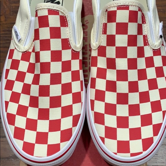 VANS CLASSIC SLIP-ON (Primary Check) Ring Red wmns - Picture 14 of 16